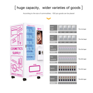 Jsk Thông Minh Tự Động Máy Bán Hàng Tự Động Cho Mỹ Phẩm Và Sản Phẩm Làm Đẹp Với Màn Hình Cảm Ứng Đầu Đọc Thẻ Và Tiền Mặt Thanh Toán - Product Image 5