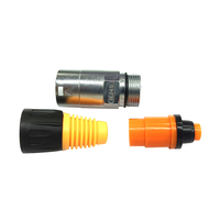 Conector de enchufe macho RJ45 impermeable de red Ethernet para enchufe de acoplador RJ45
