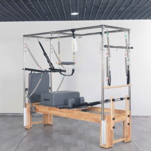 3-в-1 деревянный Пилатес Кадиллак полубашня реформатор и пилатес кровать домашняя студия тренажерный зал фитнес Йога тренировочная полукровать - Product Image 4