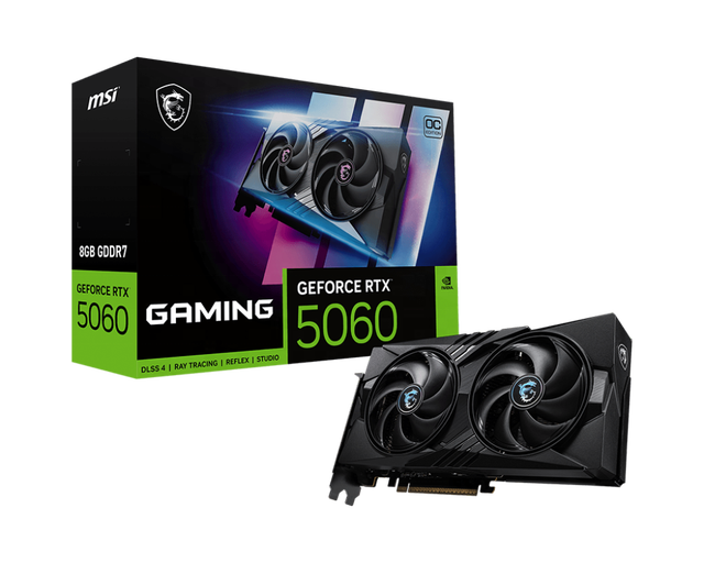 New for GeForce RTX 5060 8G GAMING TRIO OC Desktop Fan PC Gamer Graphics Card