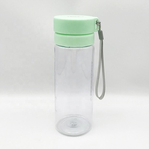 Wholesale Sports 600ml Portable GYM Clear Custom Logo Drinking Cup Plastic Kids Sports Promotional Water Bottle Transparent
