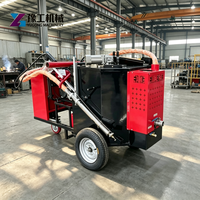 Machine de remplissage de fissures 200L portable avec roues en caoutchouc pour utilisation en structure de stationnement