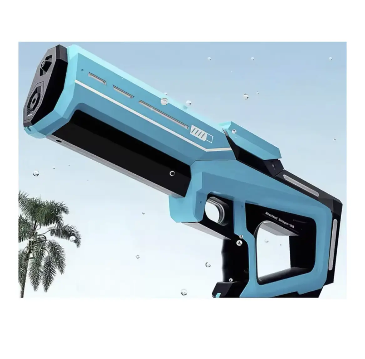 Musim panas VS PK elektrik otomatis, mainan pistol air besar kuat uniseks tekanan tinggi penyerapan air pistol air