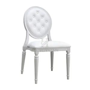 Modern Hotel Restaurant Padded Banquet Event Party Chair Wedding Banquet Chair With Round Back