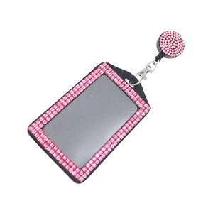 Cordón de cadena de diamantes de imitación para tarjetas de identificación, soporte de cristal retráctil, carrete de insignia, cordón para el cuello con logotipo personalizado - Product Image 6