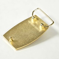 Boucle de ceinture rectangulaire en métal plaqué or personnalisée avec motif de véhicule d'ingénierie en émail souple en relief