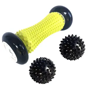 Relaxation and Stress Relief Acupressure Reflexology Tool Fasciitis Muscle Roller Stick Foot Massage Roller