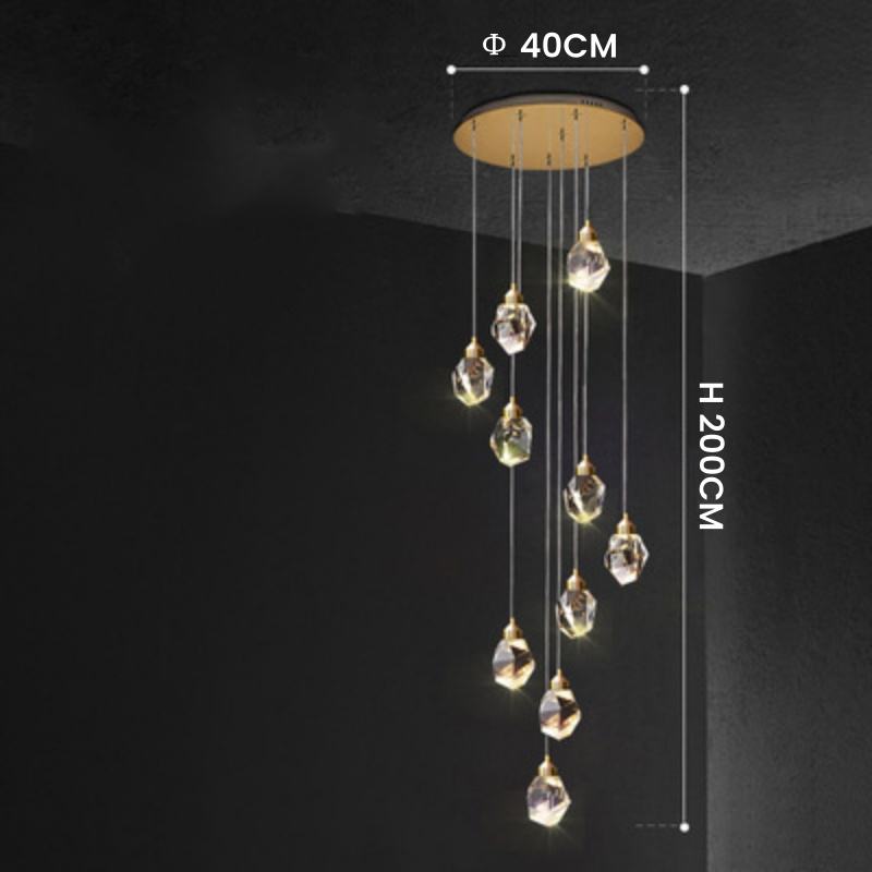 Or-10 têtes de lampe