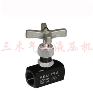 Vanne à aiguille Know Us GCT-02, raccords hydrauliques filetés haute pression - Product Image 2