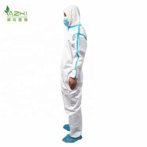 Combinaison de protection isolante à pression positive jetable, combinaison médicale à capuche pour infirmière/médecin - Product Image 1