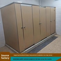 Panneau composite en nid d'abeille en aluminium pour cloisons de toilettes publiques, ignifuge, antibactérien, résistant à l'humidité, imperméable en PVC HUCI