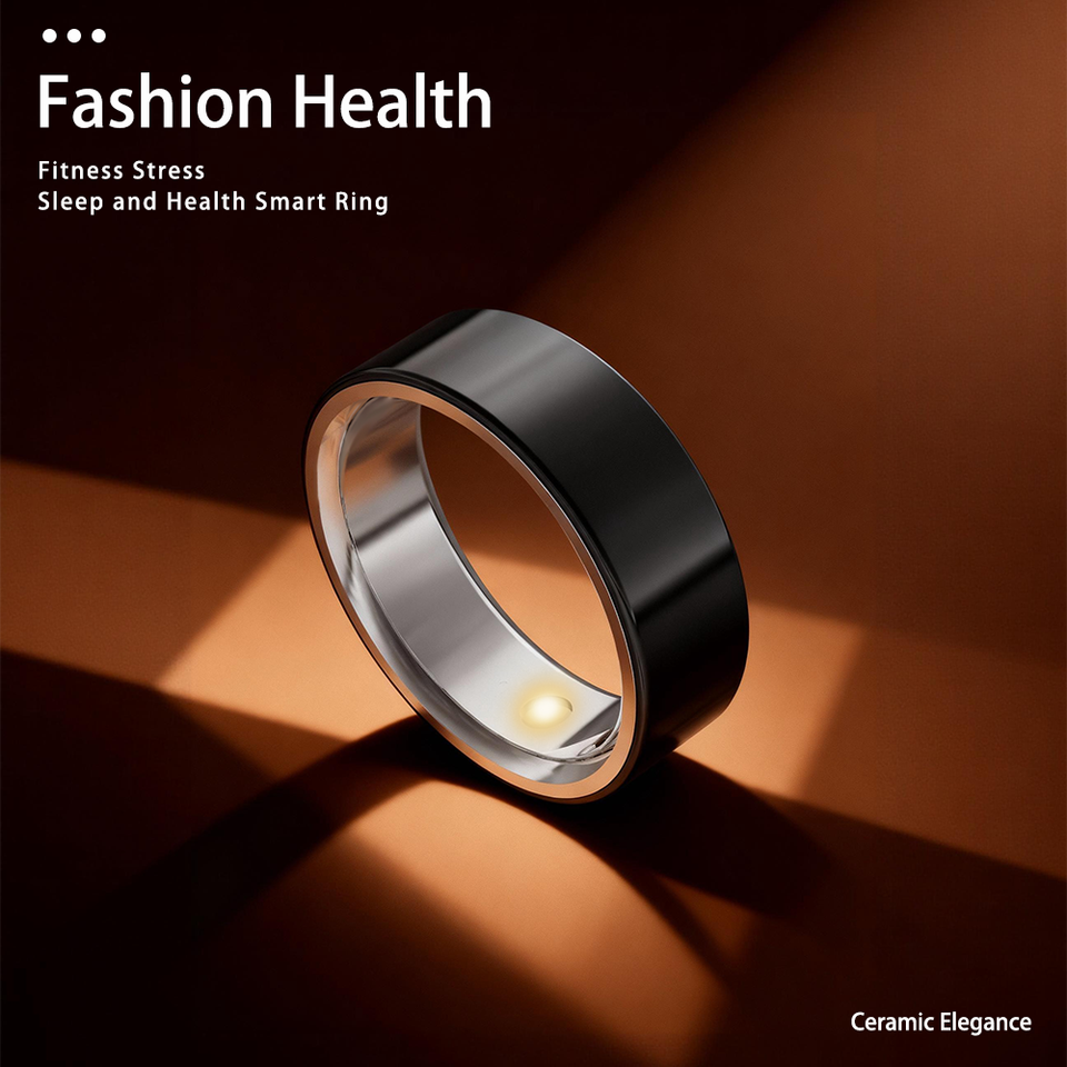 Photo inspiration: Visual Reference: Health Monitoring Ip67 Waterproof Stainless Steel Smart Ring Fitness