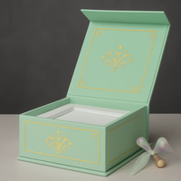 Boîte cadeau en carton haut de gamme personnalisée en usine avec couvercle, emballage de luxe pour parfum, avec logo personnalisé