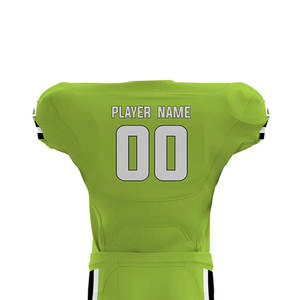 Best Quality American Football Uniform Customized Fabric New Style Short Sleeve Breathable Quick Dry Unisex Football Jerseys - Product Image 5