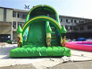 Jouet gonflable pour enfants, livraison gratuite en chine, location de fête, business, petite voie, extérieur de zoo, <span class=keywords><strong>avec</strong></span> filet de sécurité et arche - Product Image 5