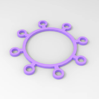 Nouveau Set de Table Isotherme en Silicone Personnalisé de Luxe, Tapis de Cuisine Anti-Brûlure, Sous-Verre Résistant aux Hautes Températures, Support de Casserole Fabriqué en Chine