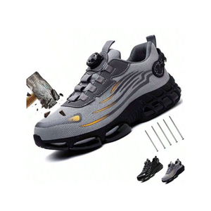 Chaussures de sécurité pour hommes Waliantile, bottes de travail indestructibles avec embout en acier anti-perforation et anti-écrasement, semelle intérieure en TPU - Product Image 5