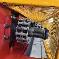 Máquina de perfilado de rodillos de perfil C para estanterías de almacenamiento duraderas, con punzonado de 1 estación y transmisión por cadena estable, para la fabricación de soportes de estanterías