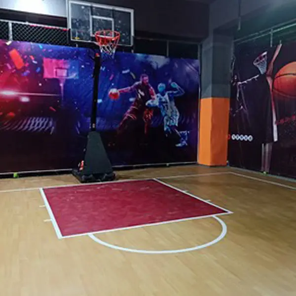 JIANER משמש כדורסל רצפות למכירה חיסול נייד ויניל אנטי להחליק pvc בדמינטון לחמניות ריצוף עבור מלזיה