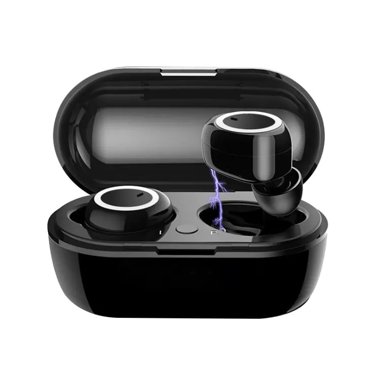 TWS True Wireless Mini Headsets Dual V 5.0 Earphones 3D Stereo Sound Earbuds Dual Microphone With Charging box