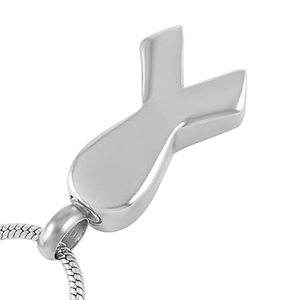 Colgante de urna de cremación de cinta femenina, collar de ceniza de hueso conmemorativo de acero inoxidable, colgante de ceniza de hueso de mascota conmemorativo femenino - Product Image 4