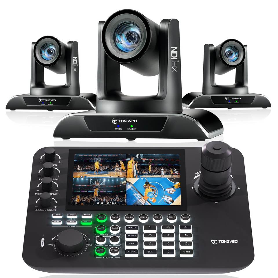 USD1329 Free Ship Full Kit=3pcs 30X Zoom 4K AI Tracking HD-M1 USB3.0 ...