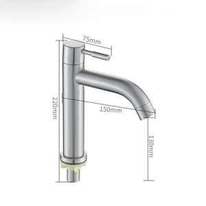 Bán Hot Sản Phẩm Phòng Tắm Vanities Nước Grifo De Agua Lưu Vực Vòi Bằng Thép Không Gỉ - Product Image 2