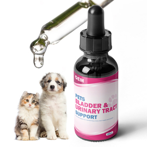 Trattamento naturale infezione del tratto urinario del cane supporto della vescica Cranberry liquido tratto urinario supplemento gocce per cani gatti - Product Image 1
