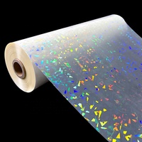 Film de Laminage Thermique BOPP Translucide Doux et Anti-Humidité en Gros pour Usine, Motif Verre Brisé, pour Supermarchés et Épiceries