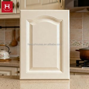 Case felici armadi da cucina classici porta pannello personalizzato in legno di quercia piccola foglia di ciliegio in legno massiccio MDF pannello di particelle multistrato - Product Image 2