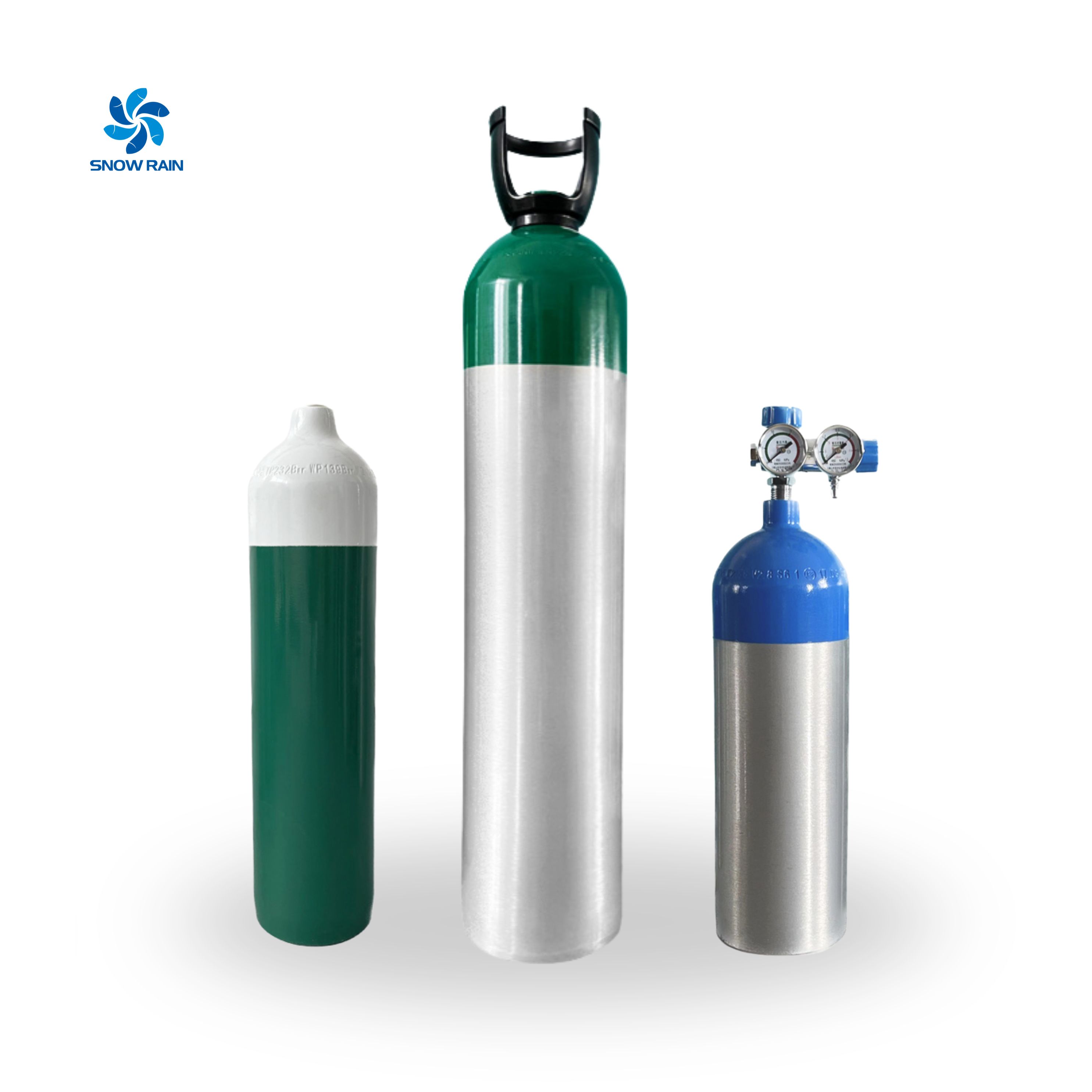 In Stock Medical Oxygen Cylinder Size E High-Quality Aluminum
