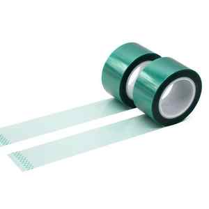 <span class=keywords><strong>Film</strong></span> PET <span class=keywords><strong>Mara</strong></span> vert avec colle acrylique 5S Isolation du transformateur à fines rayures Ruban électrique en polyester Mylar auto-adhésif - Product Image 1