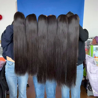 Perruques frontales en dentelle transparente sans colle, cheveux vierges vietnamiens bruts, 13x6, ultra-lisses, double épaisseur, haute qualité, pour femmes noires