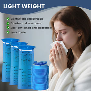 Kantong plastik sekali pakai, kantong muntah dan kencing tahan bocor, tas pesawat Emesis ini - Product Image 2