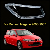 Pour Renault Megane 2006 2007, couvre-phares de voiture, coque de phare, lentille transparente, abat-jour de phare, abat-jour de lampe