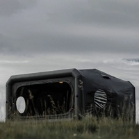 Tente de camping gonflable populaire et légère, type capsule spatiale, portable, imperméable, quatre saisons, automatique