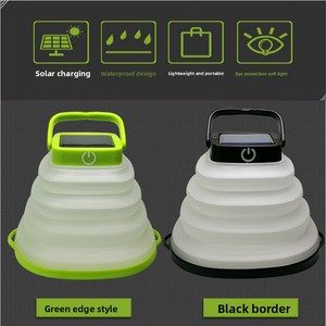 Lámpara LED <span class=keywords><strong>Solar</strong></span> para Camping, Plegable e <span class=keywords><strong>Inflable</strong></span>, con Resistencia al Agua IP66 y Control Táctil - Product Image 3