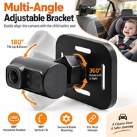 Kamera Cermin Mobil Bayi Lipat, Layar Dashboard, Kursi Bayi Menghadap Belakang, HD 1080P, IR Tahan Air IP69K, Penglihatan Malam