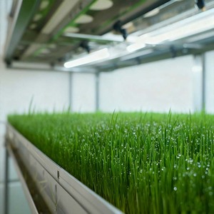 Sistema de Cultivo Modular en Contenedor Marítimo, Exterior Blanco y Verde, Unidad de Cultivo Hidropónico Comercial - Product Image 2
