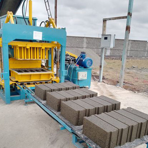 QT4-15B hoàn toàn tự động sản xuất dây chuyền sản xuất bê tông rỗng Khối Máy làm lồng vào nhau xi măng rắn Pave gạch - Product Image 1