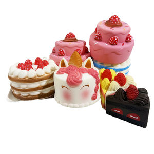 <span class=keywords><strong>Jouet</strong></span> Squishy Gâteau d'Anniversaire en Mousse PU à Remontée Lente pour Enfants de 5 à 7 Ans, Tendance Nouvelle Vente en Gros pour Filles et Garçons, Idéal pour la Décoration - Product Image 2