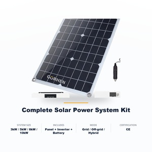 Kit solaire domestique complet fiable 3kW-10kW, solution hybride hors réseau pour l'alimentation résidentielle autonome - Product Image 2