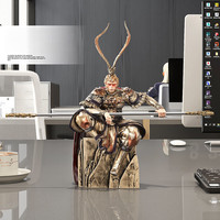 Figurine en résine de Wukong, le Bouddha victorieux, pour décoration de cave à vin, style Grand Sagesse du Retour de l'Ouest, thème Black Myth abstrait, cadeau