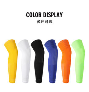 Mangas de Compresión para Pantorrillas Completas, Soporte Transpirable, Envoltura para Baloncesto, Fútbol, Sin Pie, Manga de Compresión Larga para Piernas Completas - Product Image 2