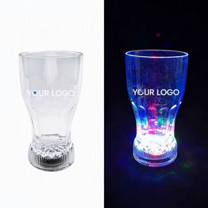 Vaso de Cerveza LED Multicolor Personalizado con Logotipo OEM, Moderno, Ecológico, Resistente al Agua, Intermitente, de 360 ml, para Regalos de Bar, Fiestas y Bebidas - Product Image 1