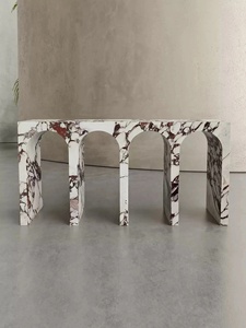 Mesa <span class=keywords><strong>Consola</strong></span> de Mármol Moderna de Estilo Nórdico Personalizada, <span class=keywords><strong>Convertible</strong></span> en Forma de Arco para Entrada, Mueble de Salón, <span class=keywords><strong>Consola</strong></span> de Entrada para el Hogar - Product Image 5
