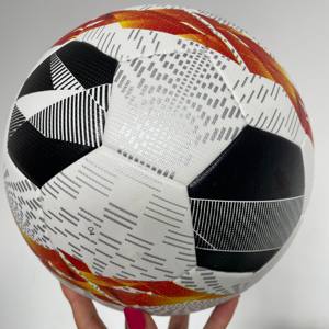 Balón de Fútbol Profesional Personalizado, Tamaño 5, Balón de Fútbol de Cuero PU Termosellado, Personalizado para Partidos y Entrenamientos - Product Image 1