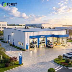Atelier d'usine en structure acier robuste, norme AISC ISO9001, 50x100x20, pour entrepôt d'entretien de flotte US - Product Image 1