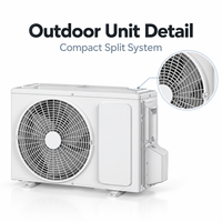 Climatiseur Inverter OEM Stable 9000 BTU 1 CV R410 CE A++ WIFI Pièces Détachées Split AC220V 50Hz pour Projet de Chambre d'Hôtel