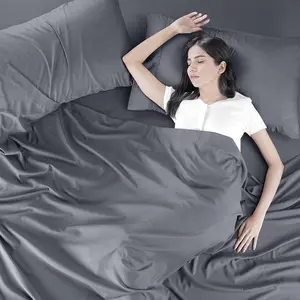 Giá tốt nhất cho tre độ nhớt Khăn trải giường được trang bị Comforter giáng sinh mô hình gối nhà hoặc khách sạn Sử dụng bán sỉ